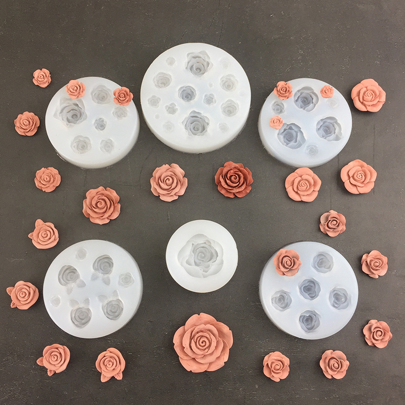 Candle Making Business - 3d Rose Bloemvorm Blad Siliconen Mallen