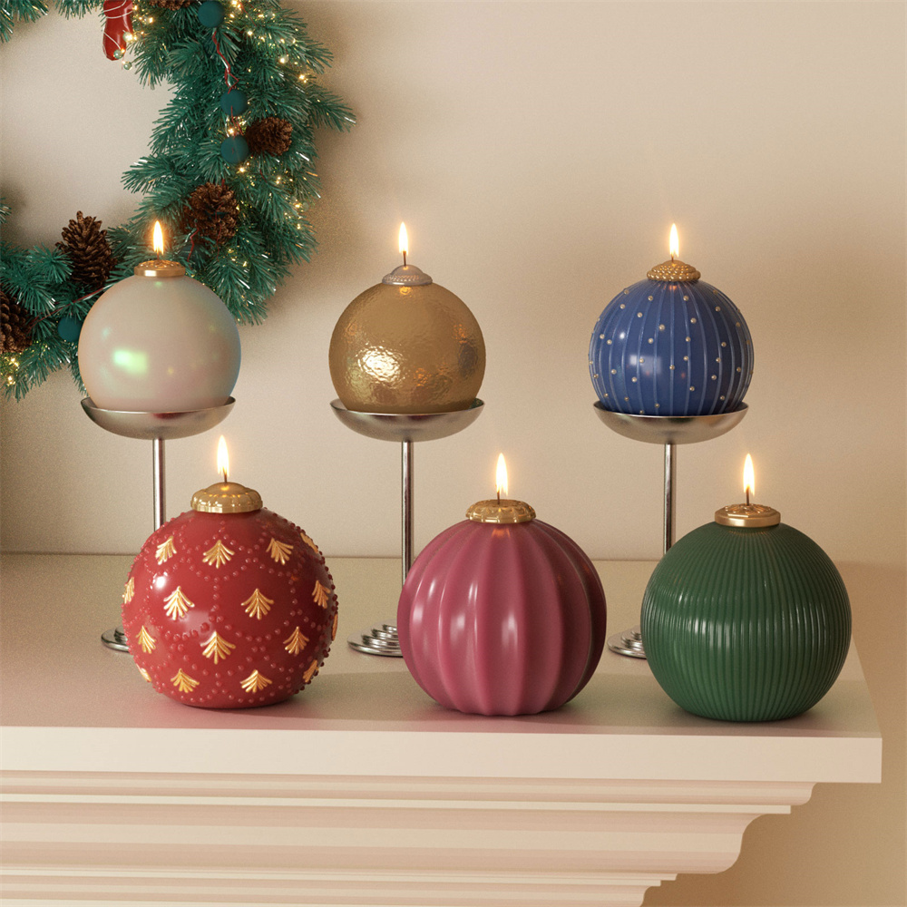 Candle Making Business - Nicole Kerstbal Kaars Siliconen Mal DIY