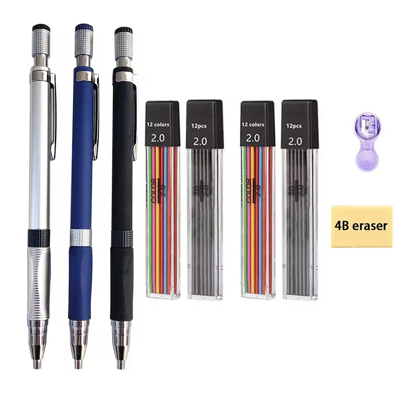 Staedtler Pencil Lumocolor - 2,0 mm mechanisch potloodset met 2B
