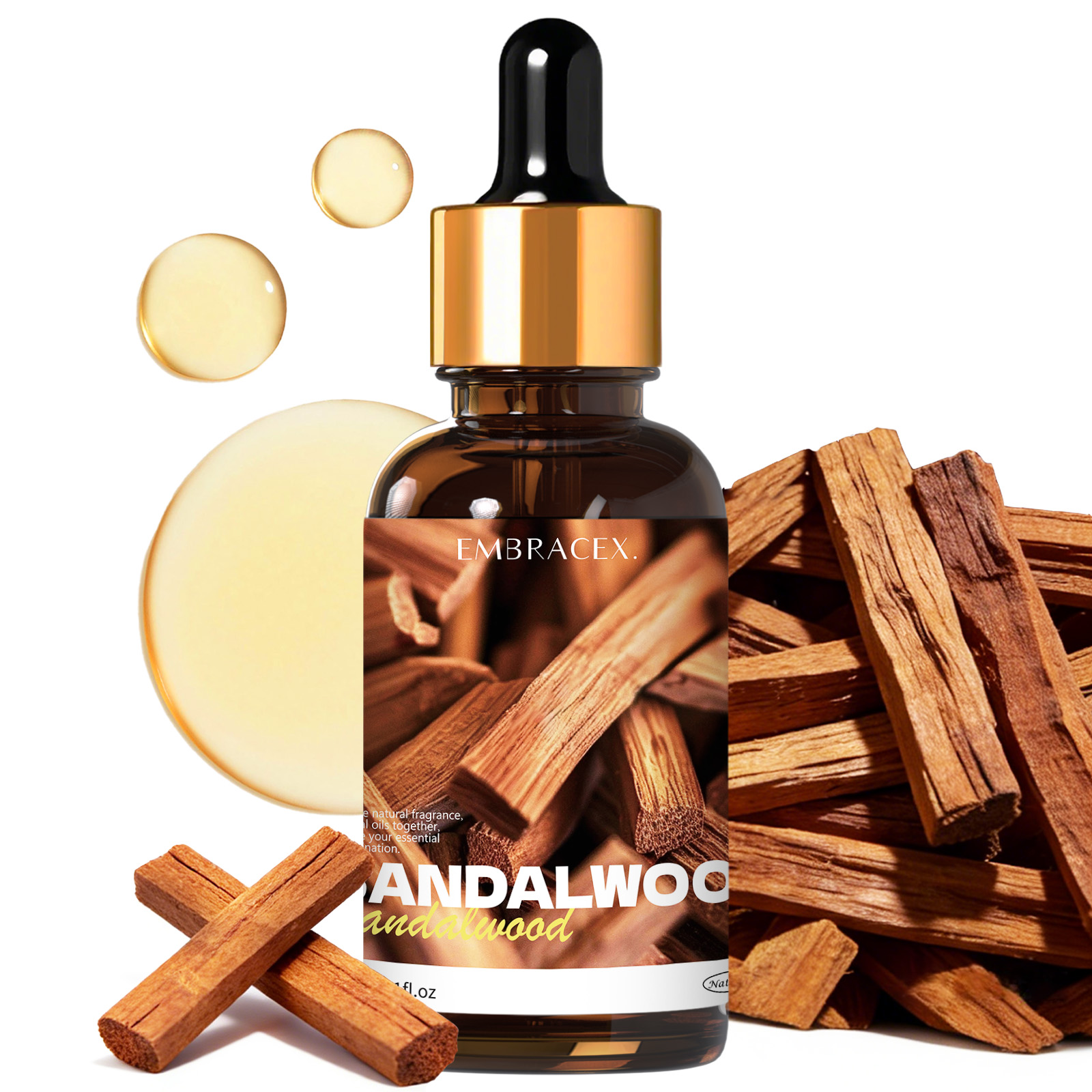Candle Making Oil Scents - 30ml Sandelhout Natuurlijke Plantaardige Essentiële Olie