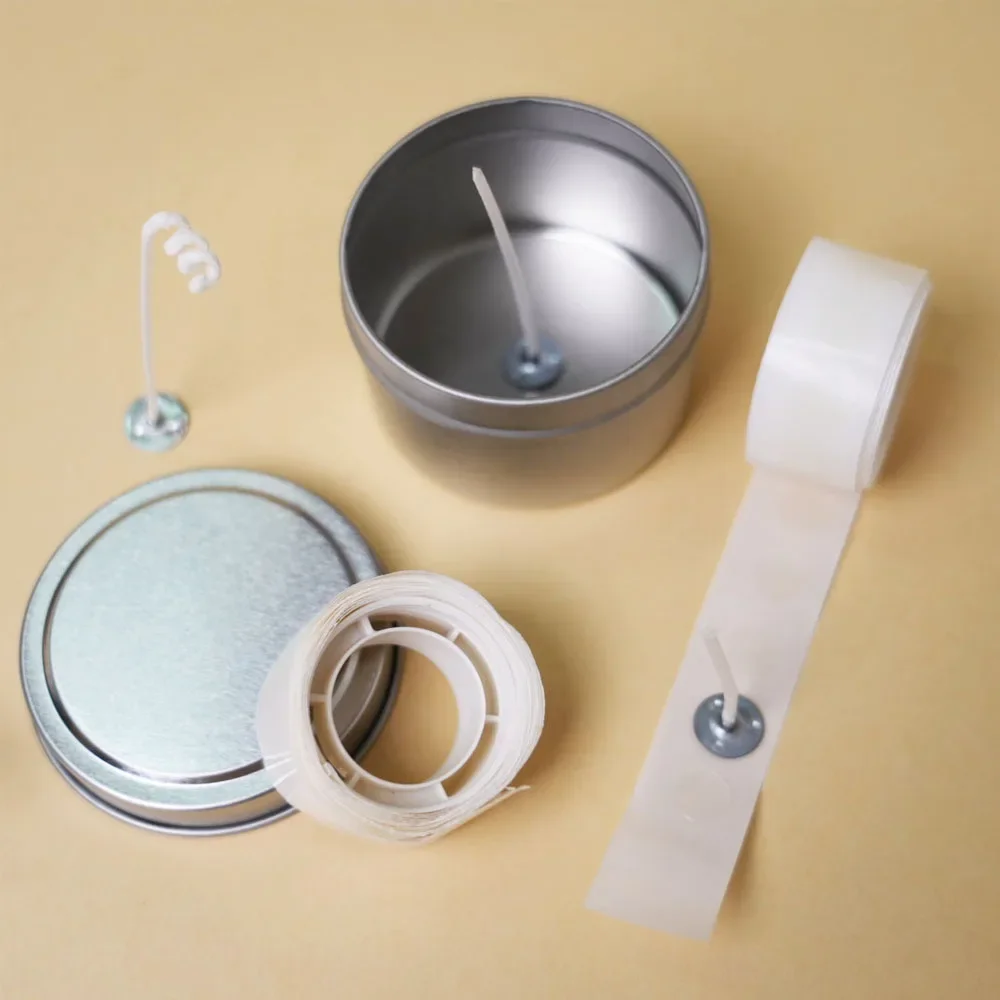 100 stippen/rol kaarsenlontsti - Adhesive Dot Wick recensie en prijs