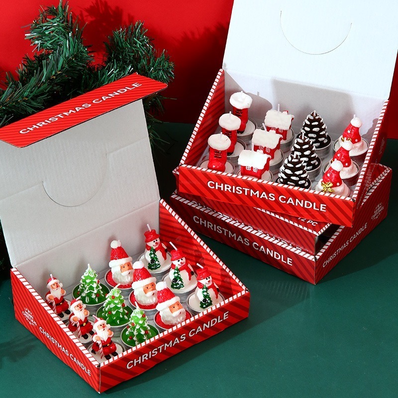12 STKS Kaarsen Kerstdecoratie - Candle Making Oil Scents recensie en prijs