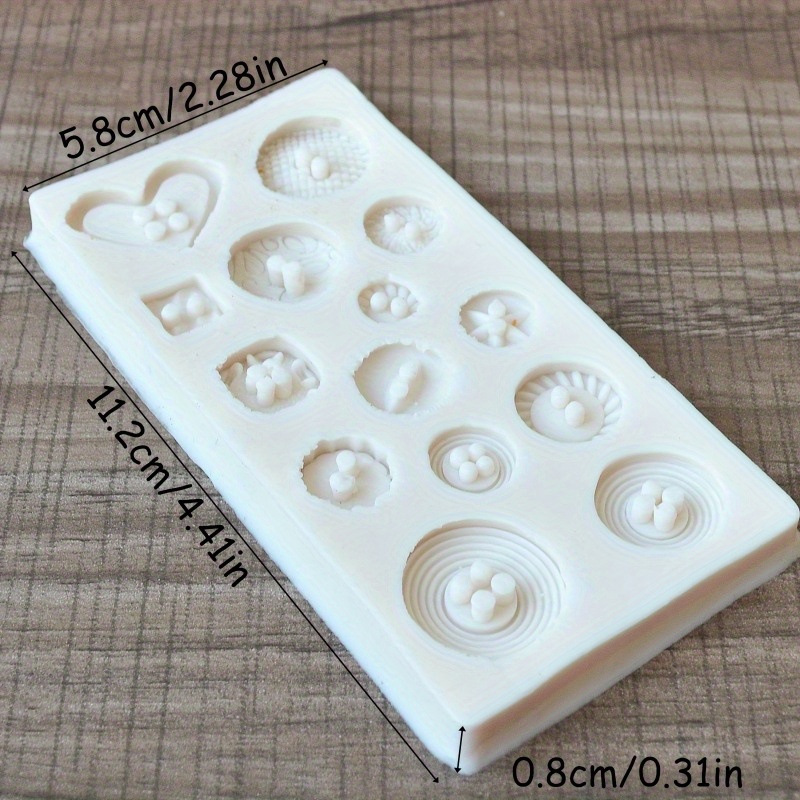 Knopvormige siliconen mal voor - Candle Making Business recensie en prijs