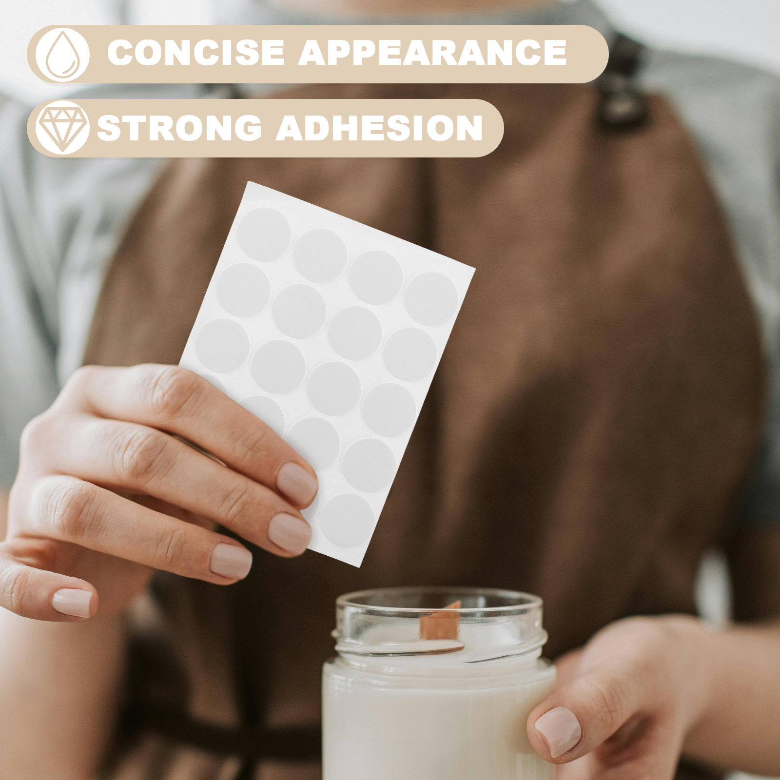 10 stuks dubbelzijdige schuimw - Adhesive Dot Wick recensie en prijs