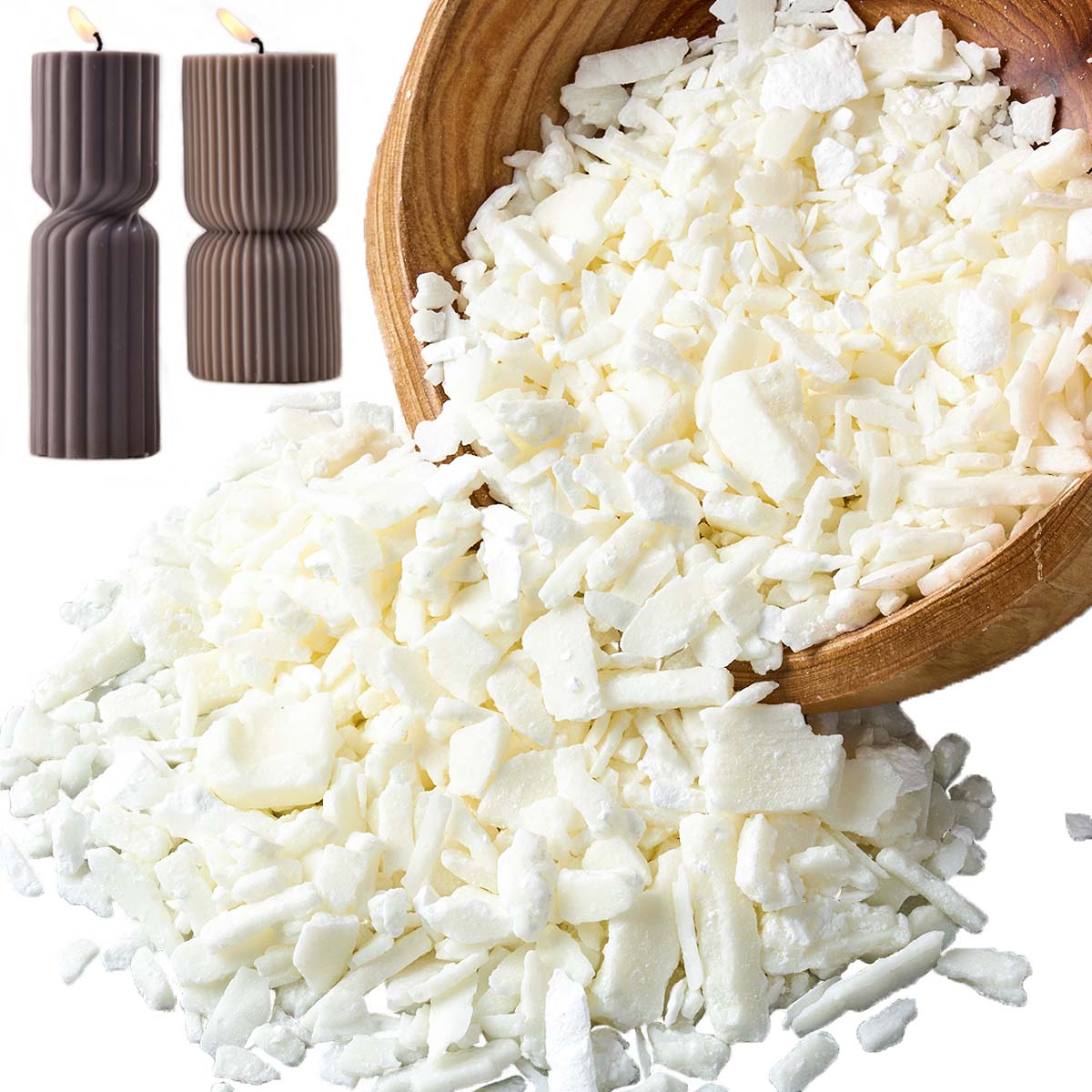 1 pond zuiver witte sojawas vo - Candle Making Business recensie en prijs