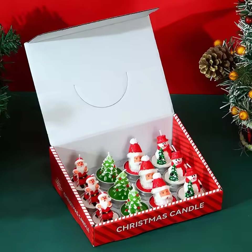 12 STKS Kaarsen Kerstdecoratie - Candle Making Oil Scents recensie en prijs